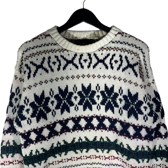 Vintage American Portrait Knit Sweater - Picture 2 of 6